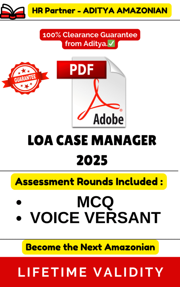 LOA CASE MANAGER COMPLETE ASSESSMENT PDF ( HIREPRO )