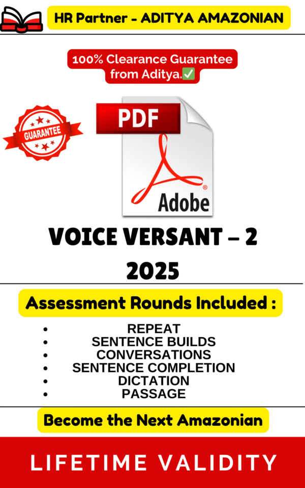 VOICE VERSANT 2 COMPLETE TEST PDF