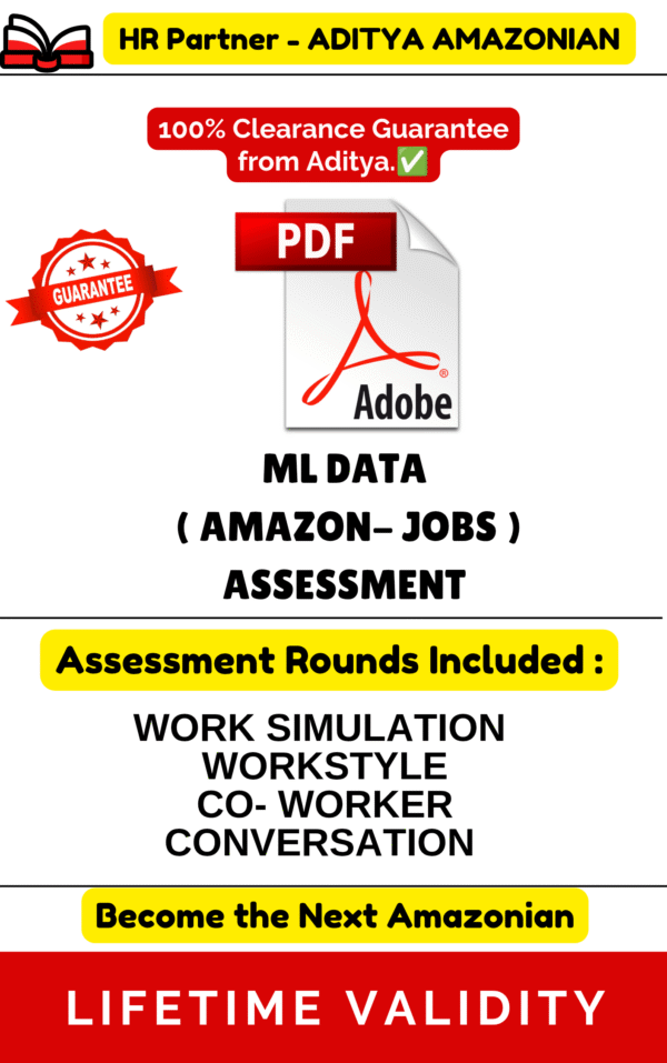 ML DATA ( AMAZONJOBS ) ASSESSMENT TEST PDF