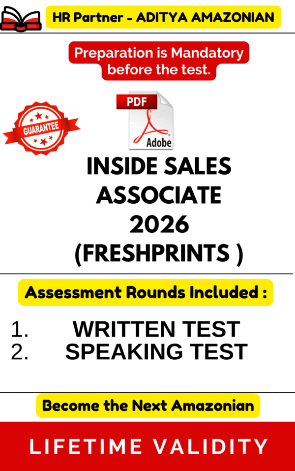 FRESHPRINTS - INSIDE SALES ASSOCIATE ASSESSMENT PDF 2026
