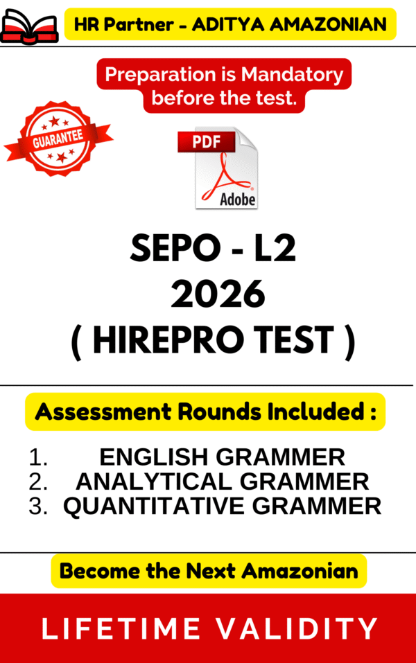 SEPO L2 COMPLETE ASSESSMENT TEST 2026