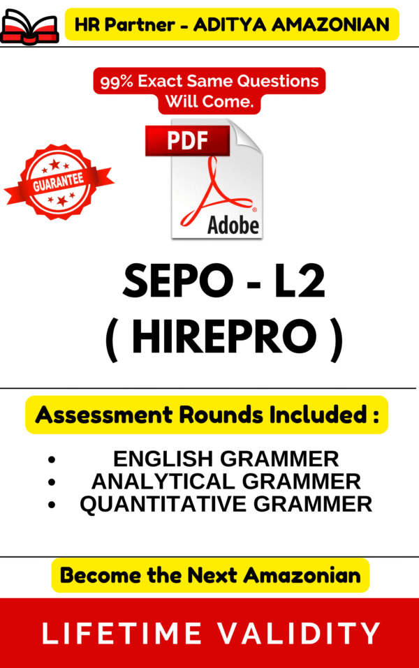 SEPO L2 COMPLETE ASSESSMENT TEST 2025