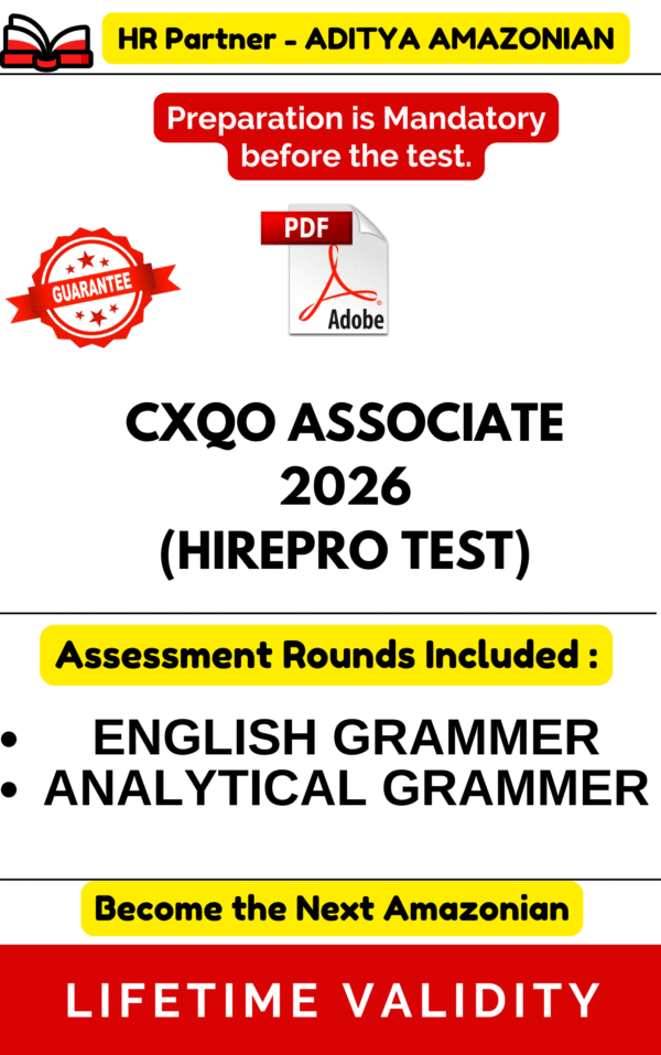 CXQO ASSOCIATE COMPLETE ASSESSMENT TEST PDF 2026