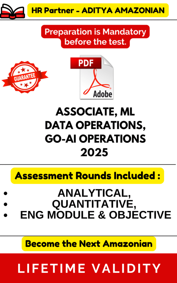 Associate, ML Data Operations, GO-AI Operations 2025 COMPLETE ASSESSMENT PDF
