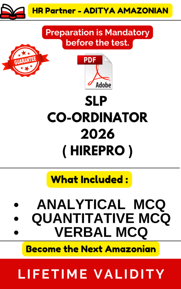 SLP CO- ORDINATOR COMPLETE ASSESSMENT TEST 2026
