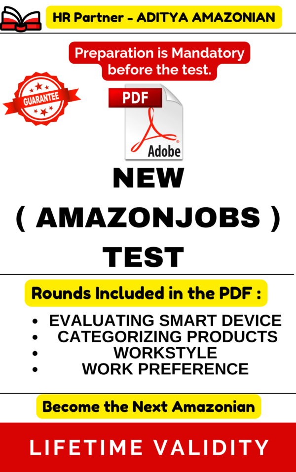 NEW AMAZONJOBS COMPLETE ASSESSMENT TEST PDF